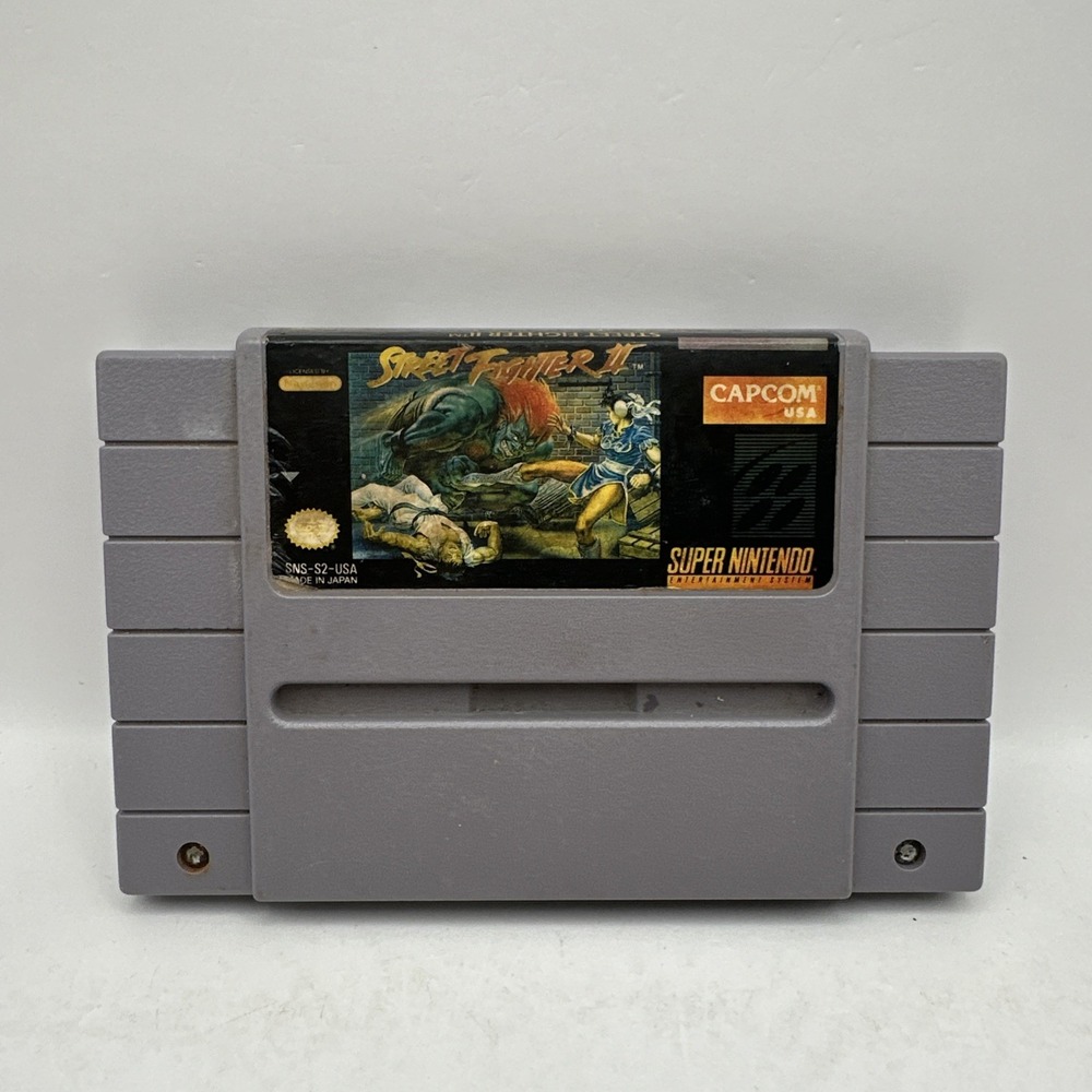 Street Fighter II 2 Super Nintendo SNES Working Game Cartridge CAPCOM